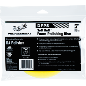 Meguiar's® 5" Soft Buff DA Foam Polishing Disc, DFP5