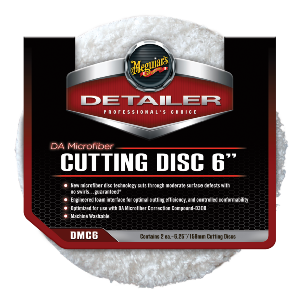 Meguiar's® DA Microfiber Cutting Disc - 6 Inch, DMC6, 2 Pack