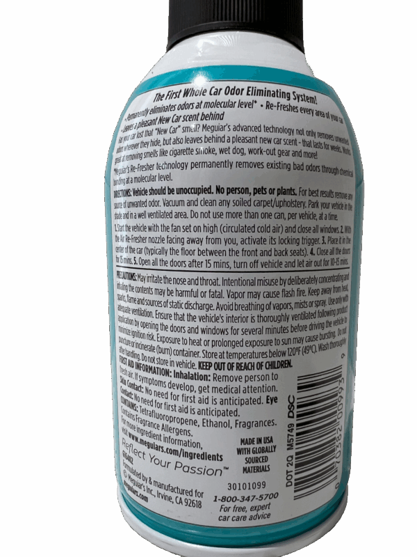 Meguiars Air Re-Fresher New Car 57g - Image 2