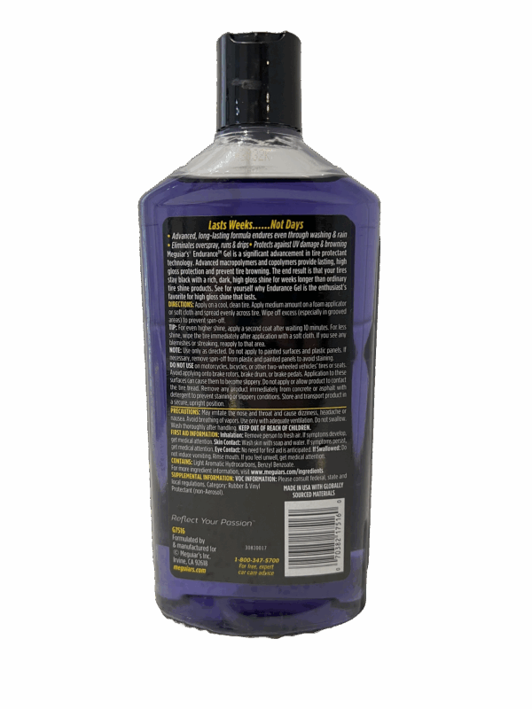 Meguiar's Endurance Tyre Shine back